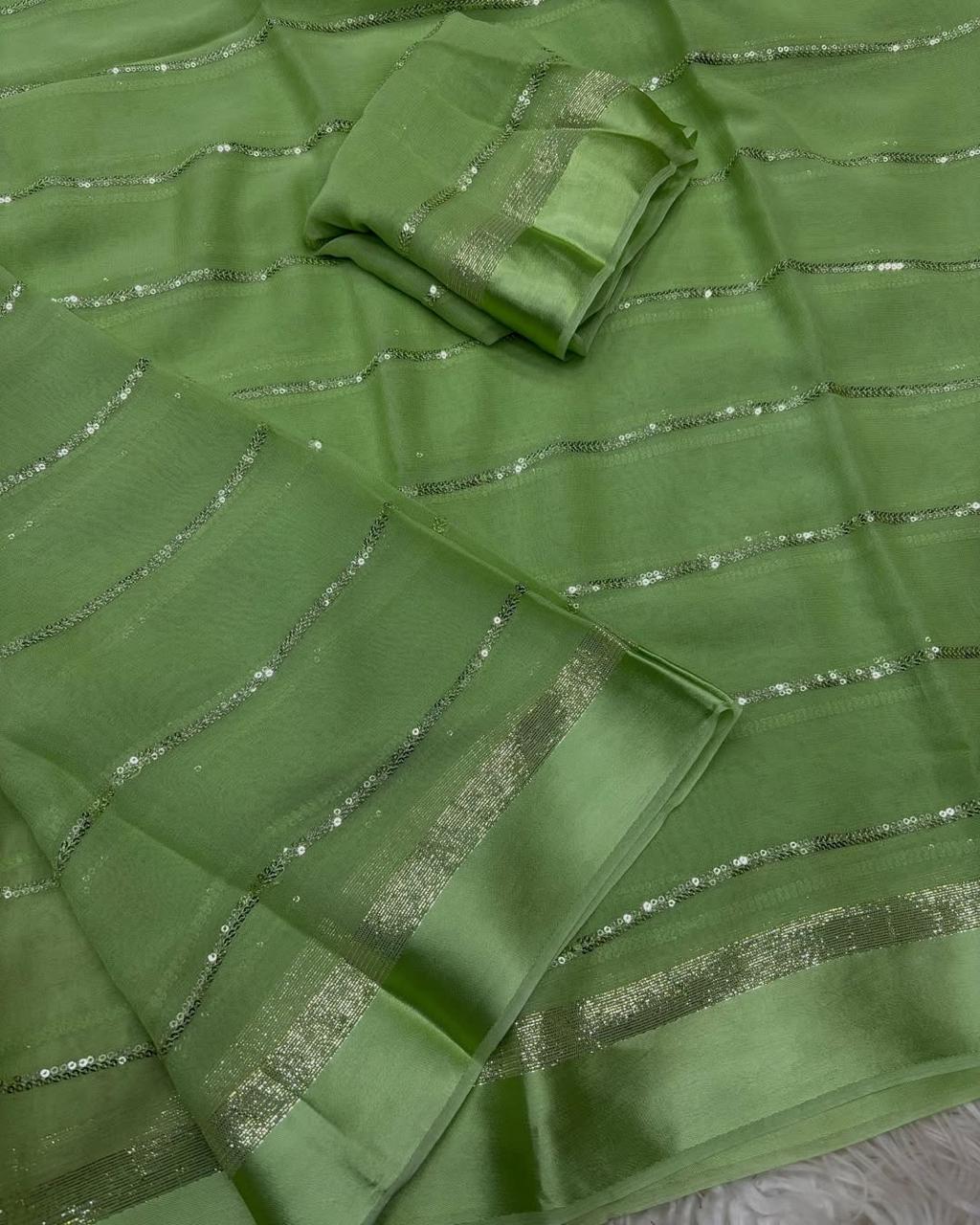 Viscose georgette sarees