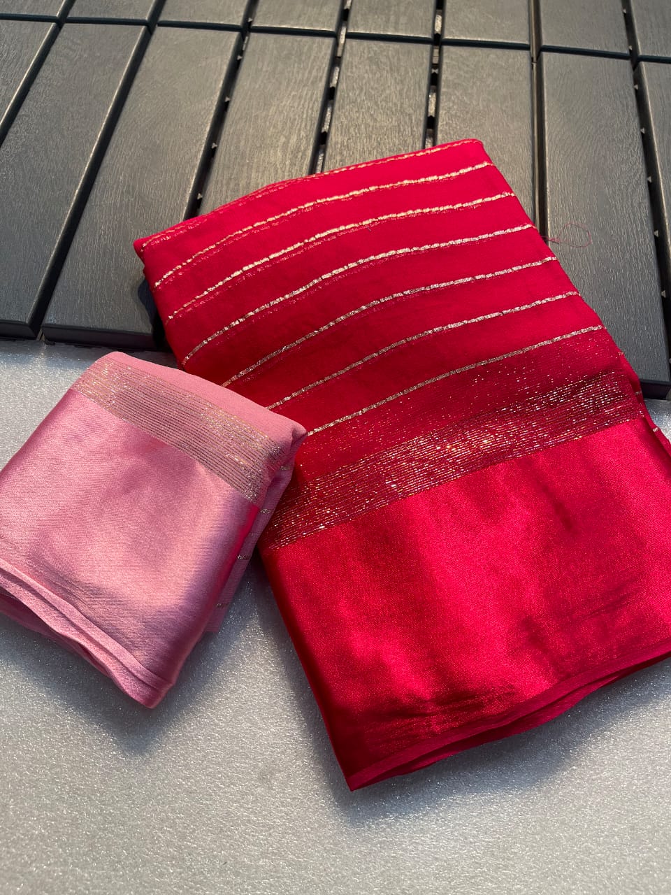 Viscose georgette sarees