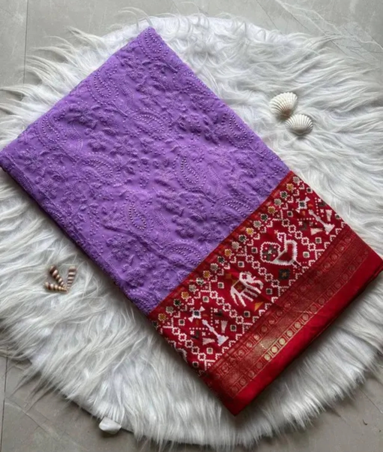 Chikankari saree