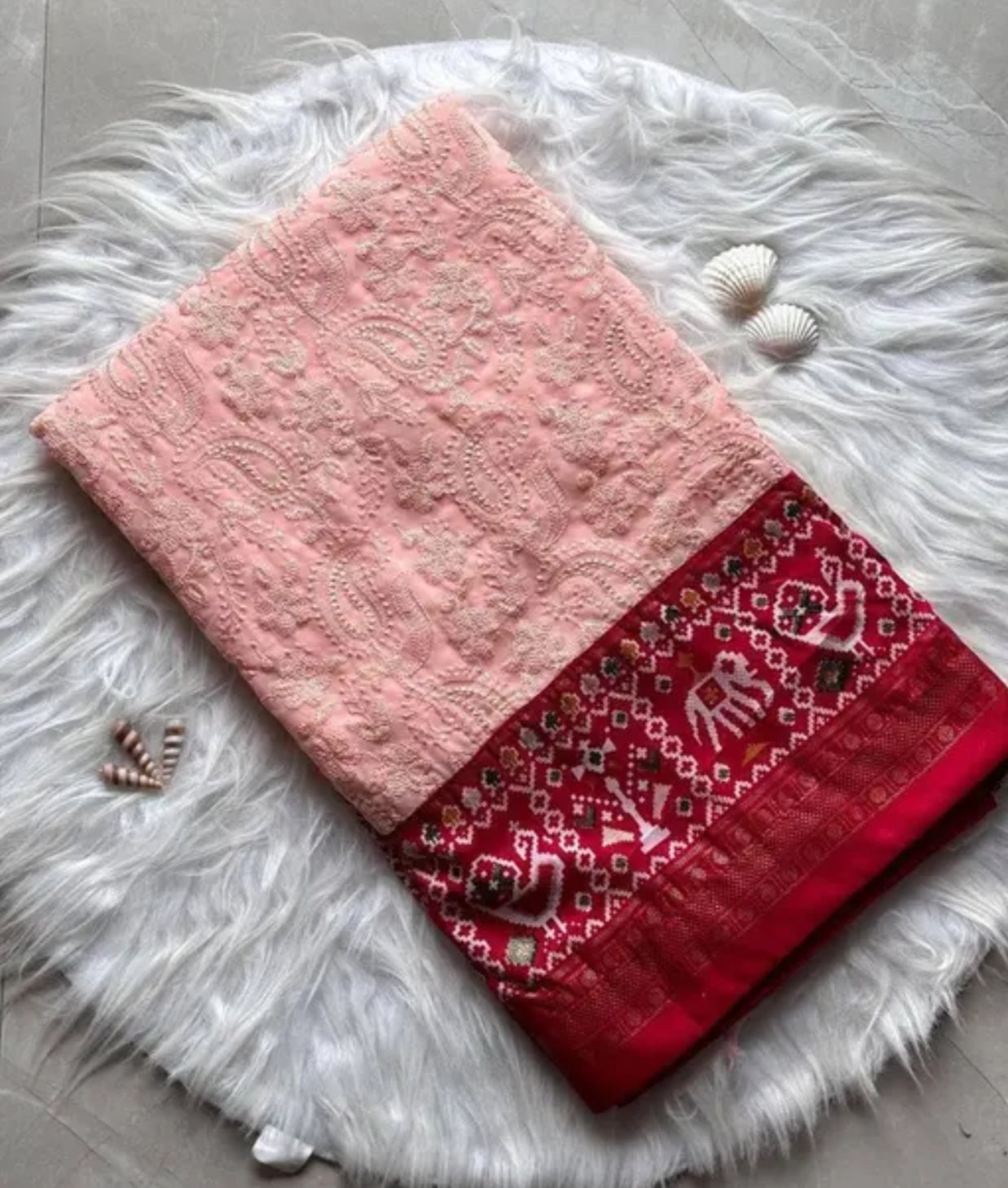 Chikankari saree