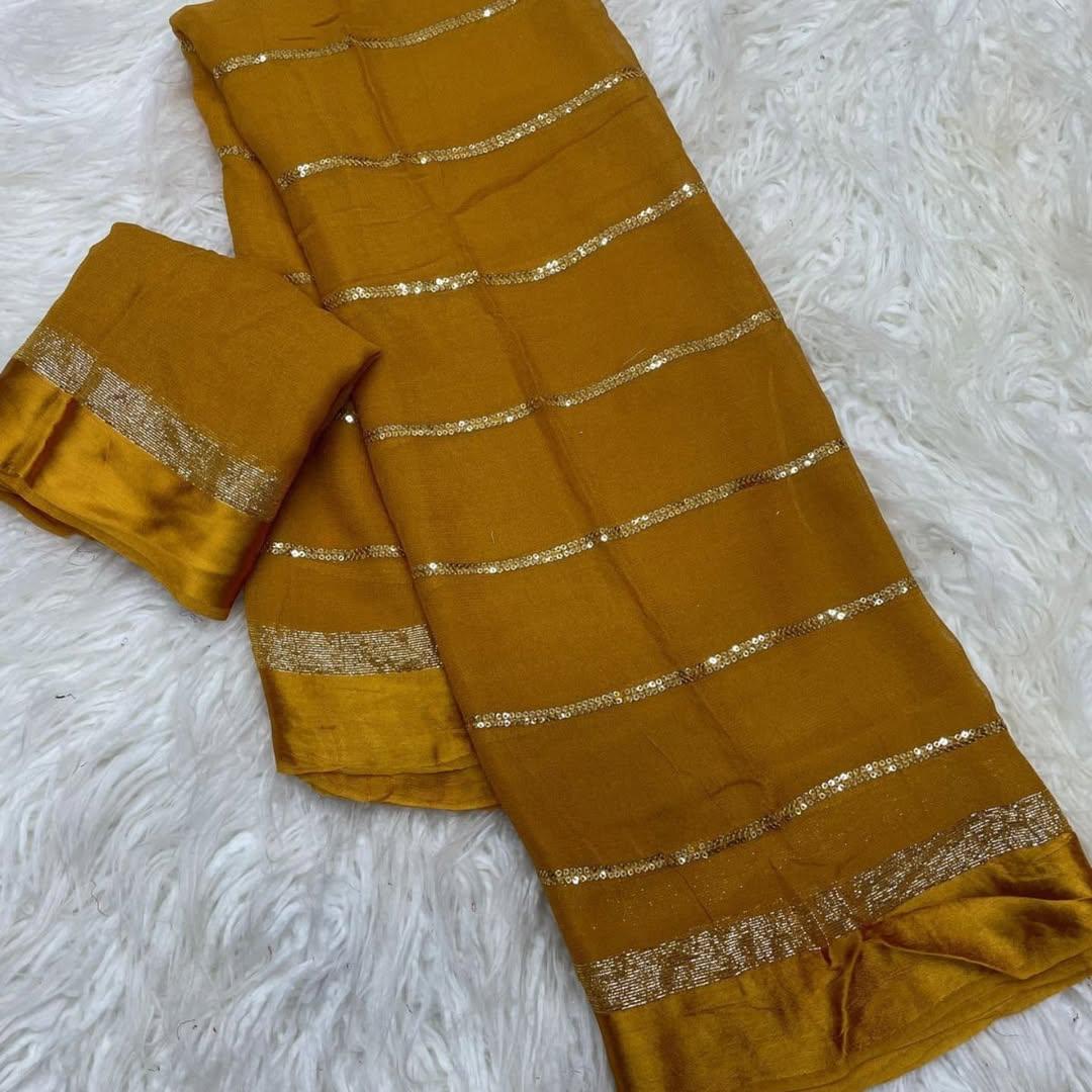 Viscose georgette sarees