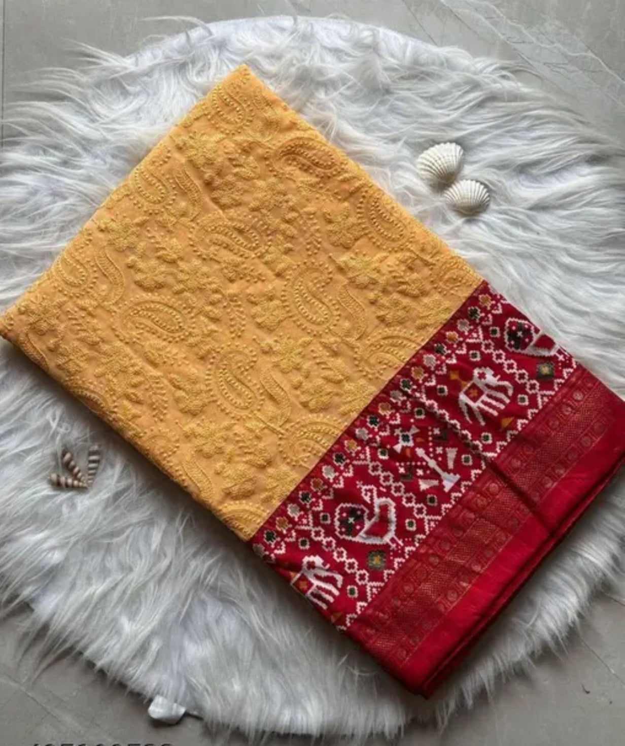 Chikankari saree