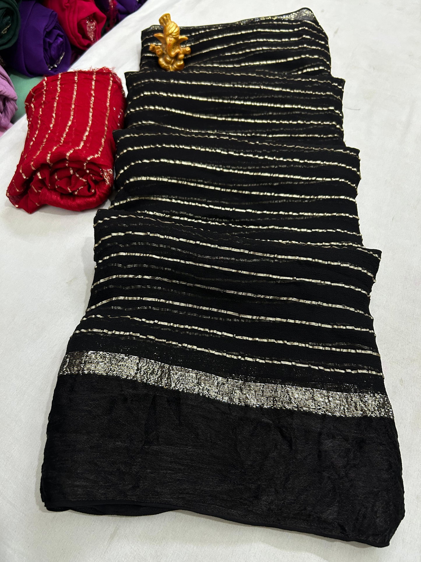 Viscose georgette sarees