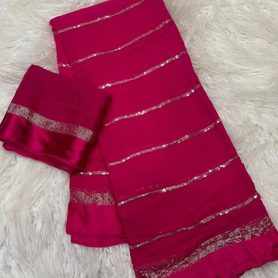 Viscose georgette sarees