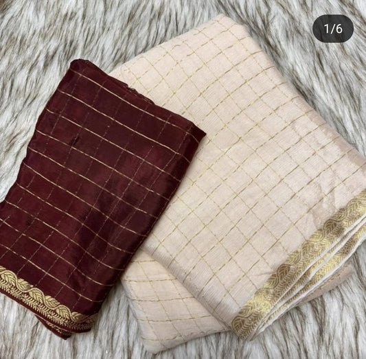 Chinon sarees